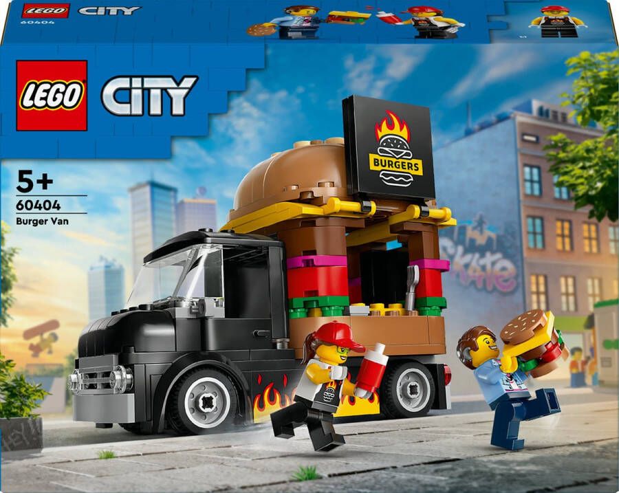 LEGO 60404 City Hamburgertruck Speelgoed Vrachtwagen Keukenset