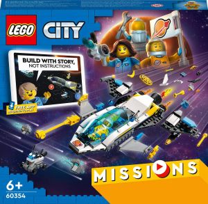 LEGO City Missies Ruimteschip voor verkenningsmissies op Mars 60354