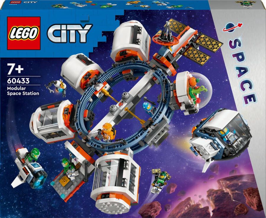 LEGO 60433 City Modulair ruimtestation Speelgoed Ruimteschip Set