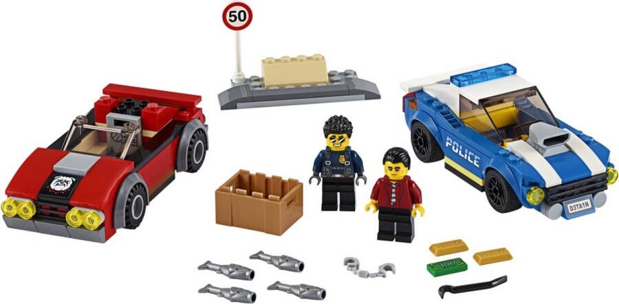 LEGO City politie arrestatie op snelweg 60242