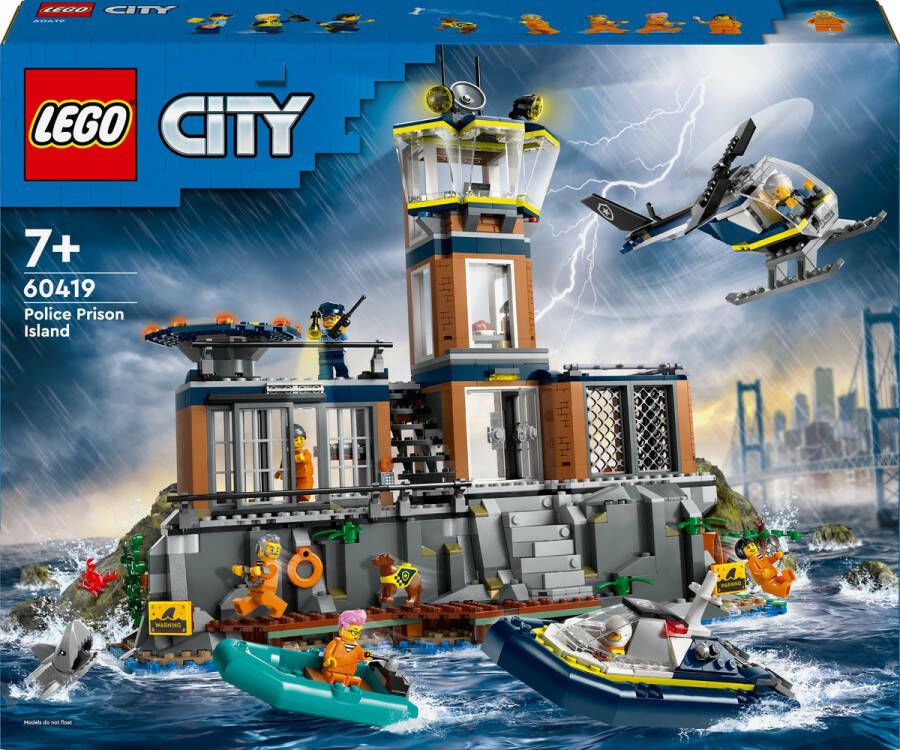 LEGO 60419 City Politiegevangeniseiland Politie Speelgoed