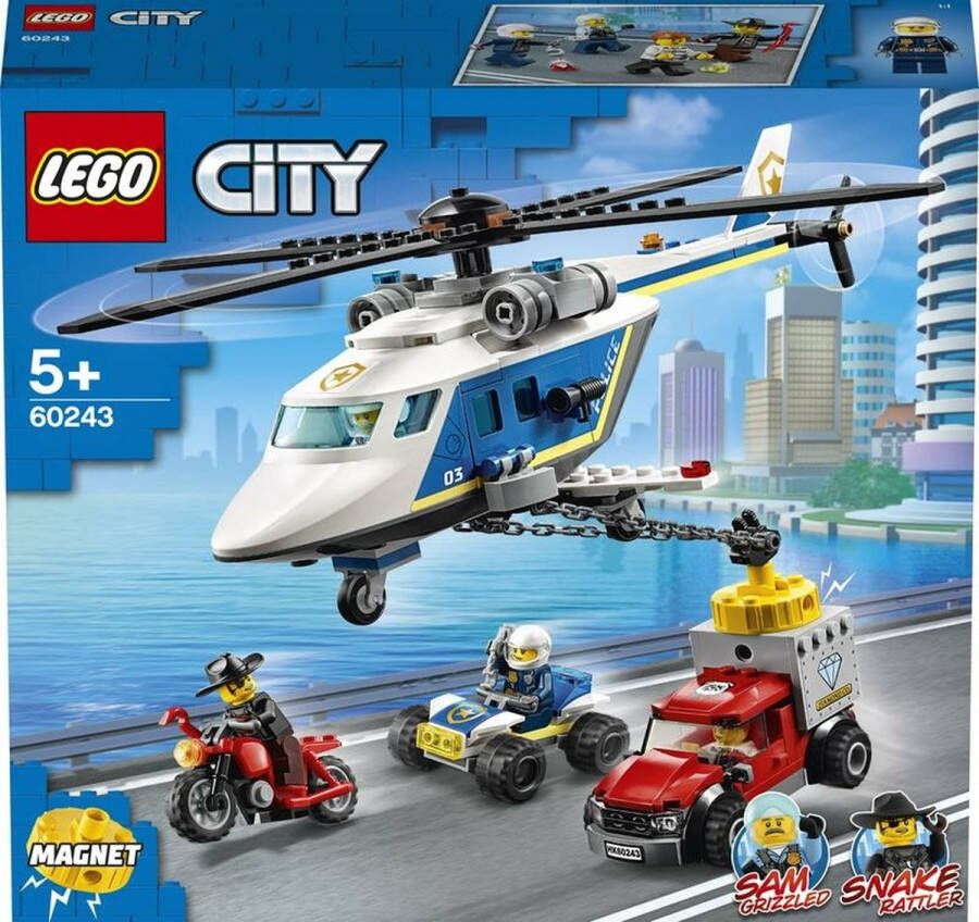 LEGO Verfolgungsjagd mit dem Polizeihubschrauber 60243
