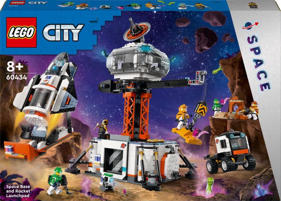 LEGO City Ruimtebasis en Raketlanceringsplatform 60434