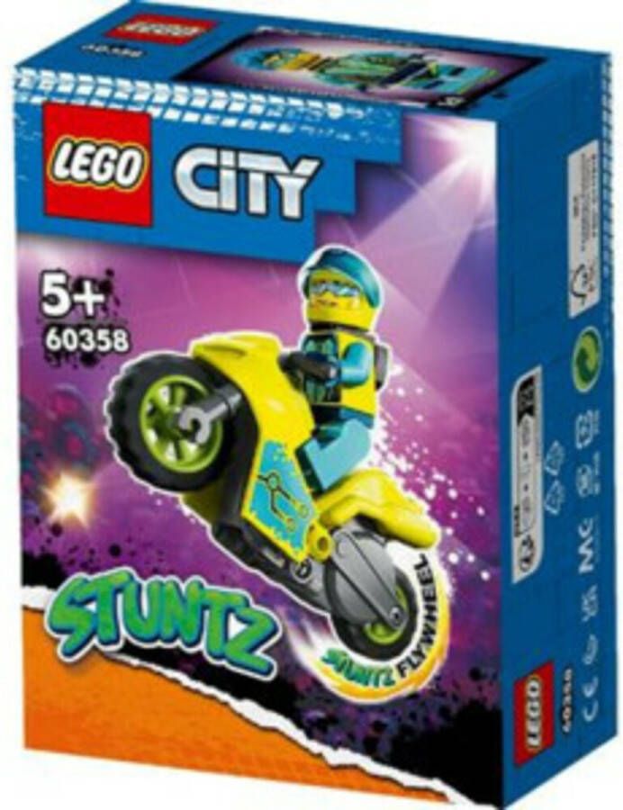 LEGO City 60358 Stuntz Cyber stuntmotor Bouwset