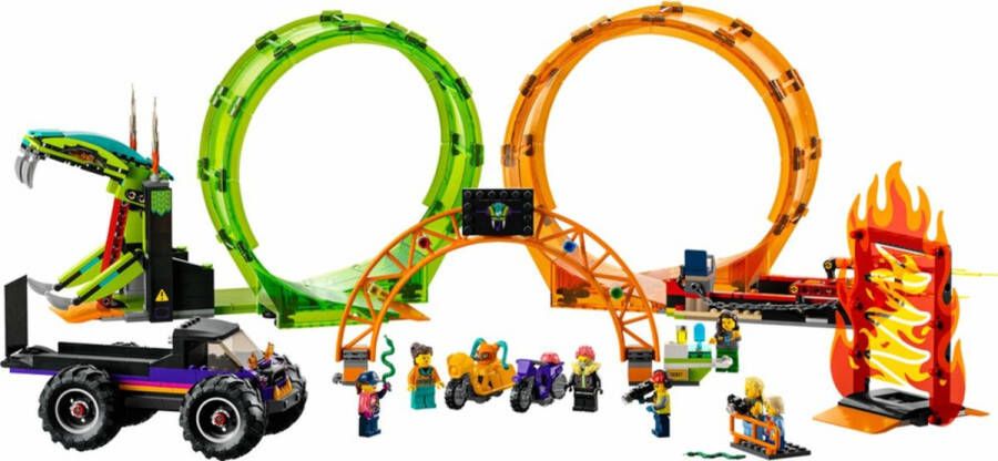 LEGO City Stuntz Dubbele looping stuntarena 60339
