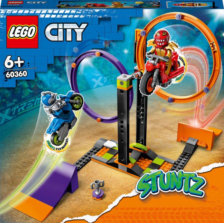 LEGO City Stuntz Spinning Stunt-uitdaging Actieset 60360