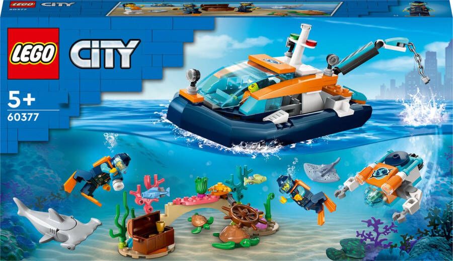 LEGO City Verkenningsduikboot Zeedieren Boot Speelgoed 60377