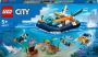 LEGO 60377 City Verkenningsduikboot Zeedieren Boot Speelgoed - Thumbnail 1