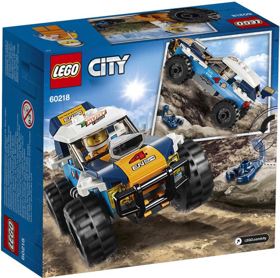 LEGO City great vehicles woestijn rallywagen 60218