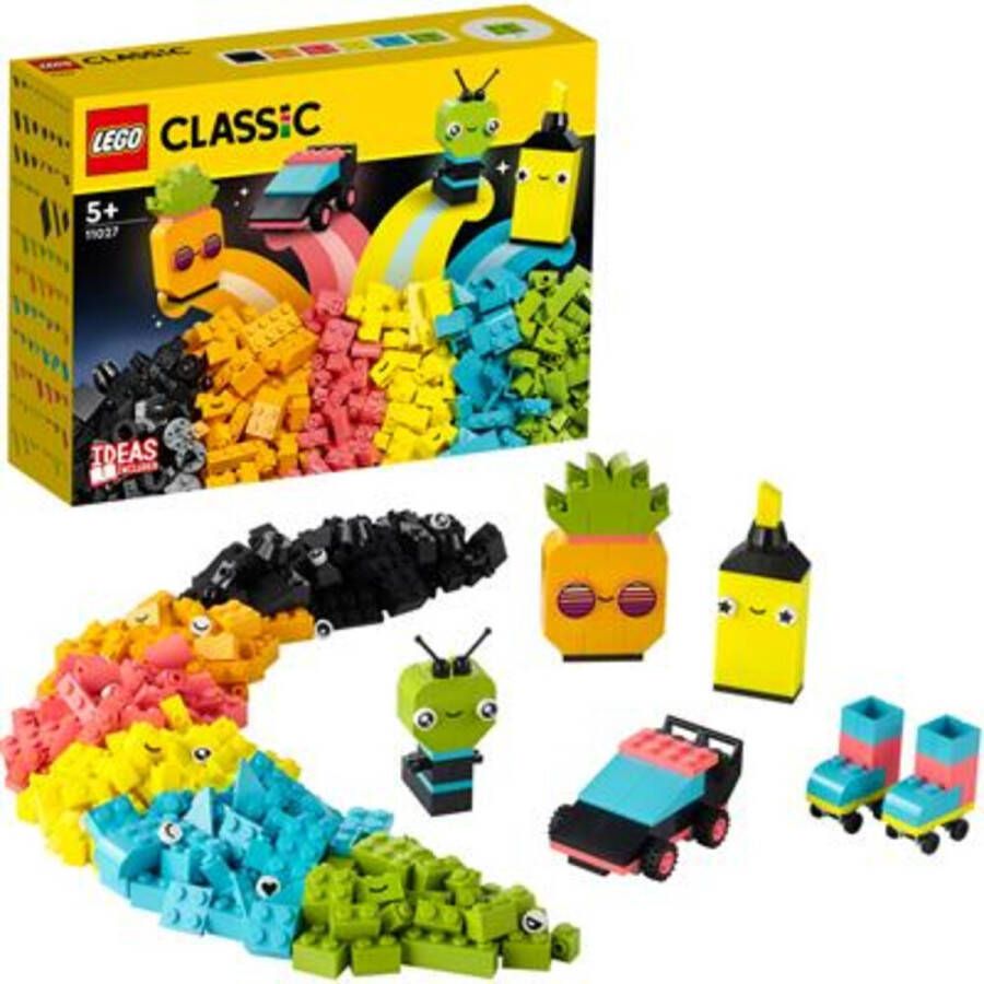 LEGO Classic Creatief Spelen met Neon Bouwset 11027