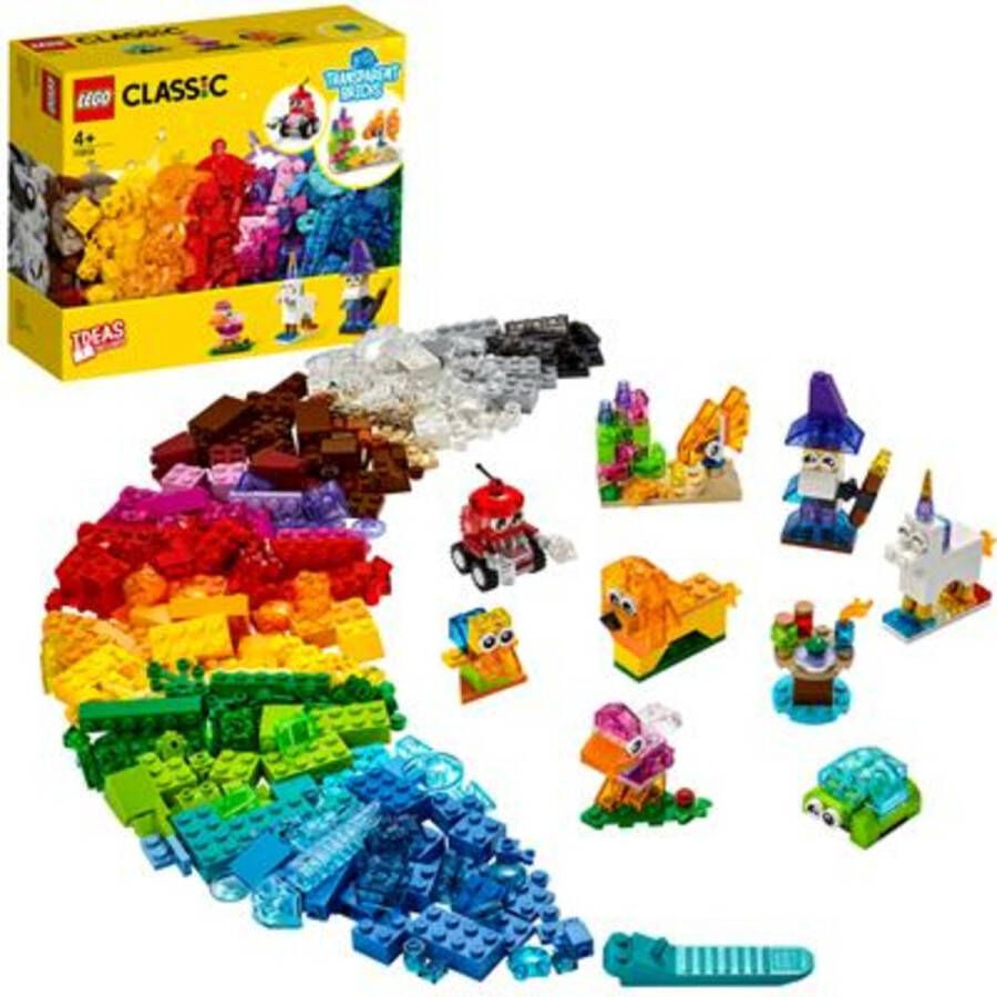 LEGO Classic Creatieve transparante bouwstenen 11013