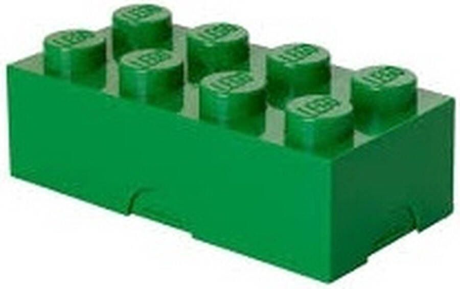 LEGO Classic Lunchbox Brick 8 Donker groen