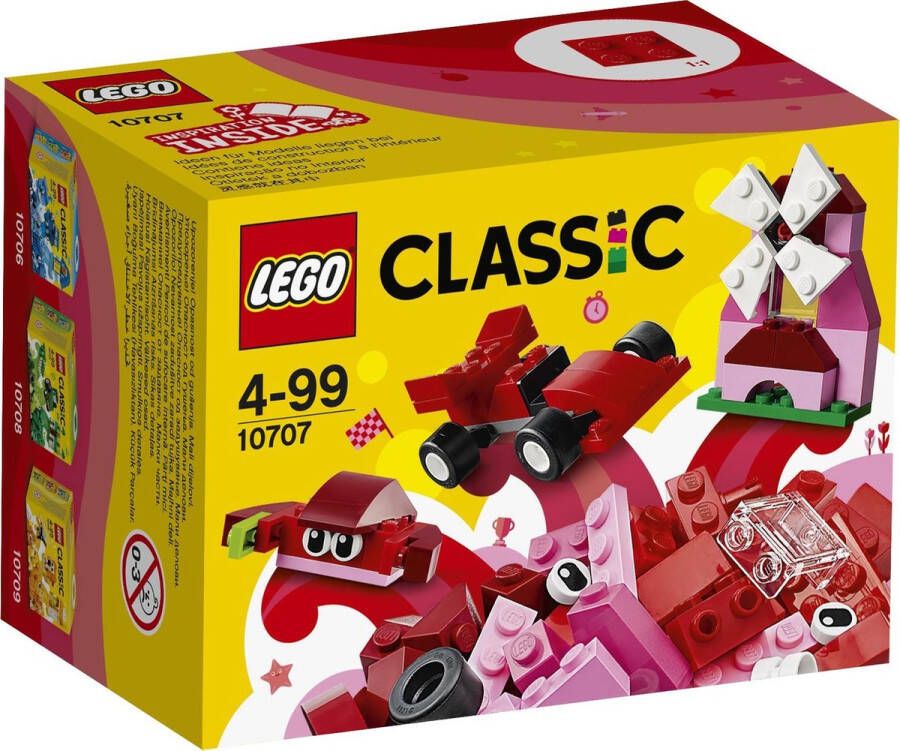 LEGO Classic Rode Creatieve Doos 10707