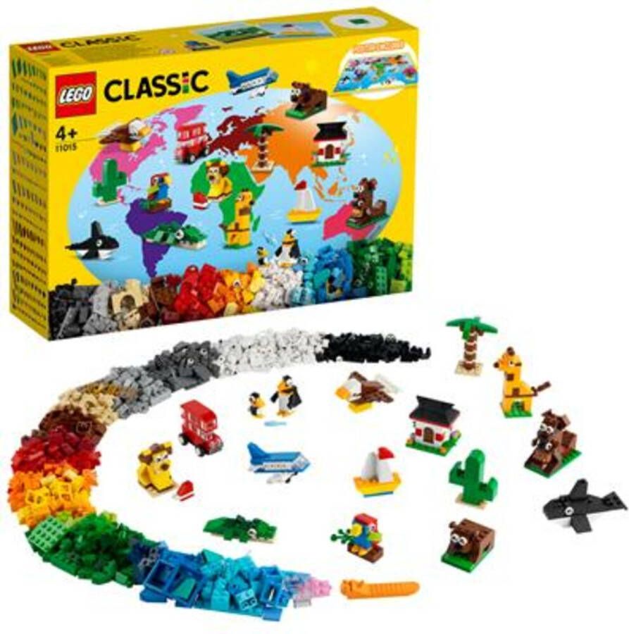 LEGO Classic Rond de wereld Speelgoed voor Kinderen