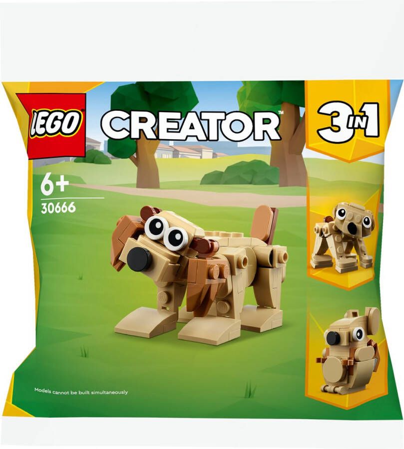 LEGO Creator 30666 Cadeaudieren (polybag) Hond Beer of Eekhoorn