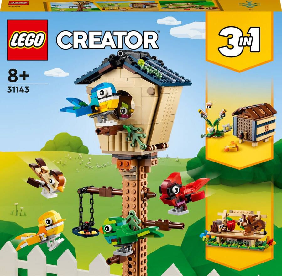 LEGO Creator 31143 3in1 Vogelhuisje Creatief Speelgoed