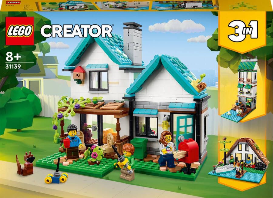 LEGO Creator 3in1 Knus Huis Set 31139