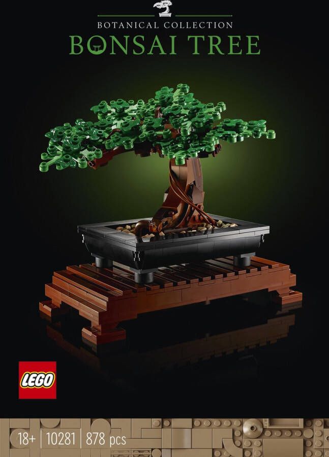 LEGO Creator Expert 10281 Bonsai creatieve hobby voor volwassenen DIY botanische decoratieset