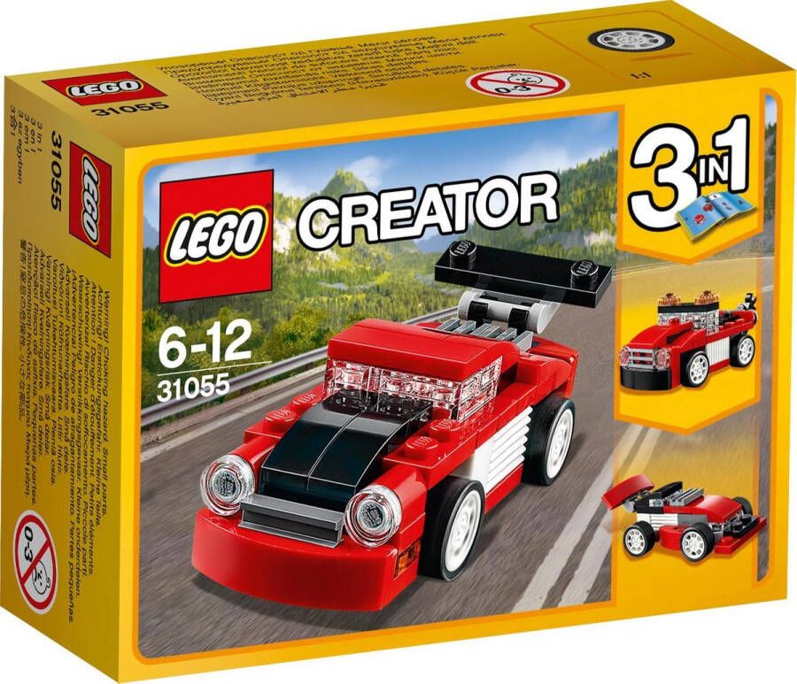 LEGO Creator Rode Racewagen 31055