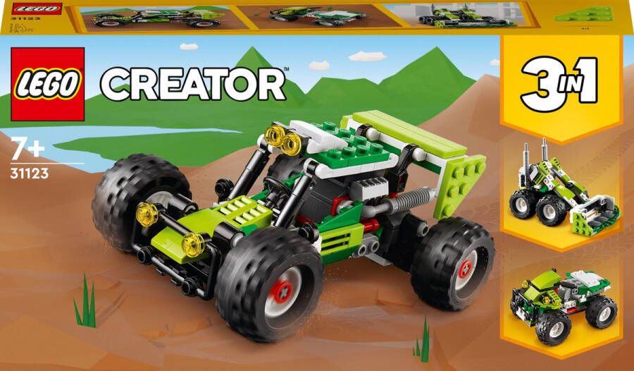 LEGO Creator 3in1 Terreinbuggy Speelgoed Auto Set 31123