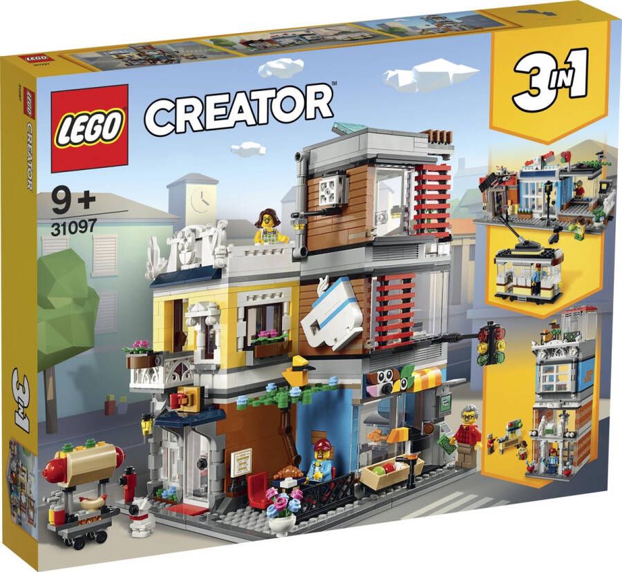 LEGO Creator 3in1 huis dierenwinkel en café 31097