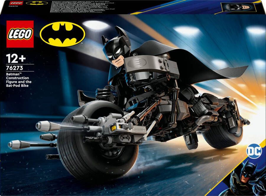 LEGO Super Heroes DC Batman: Batman bouwfiguur en de Bat-Pod motor Superheld Speelgoed voor Kinderen 76273