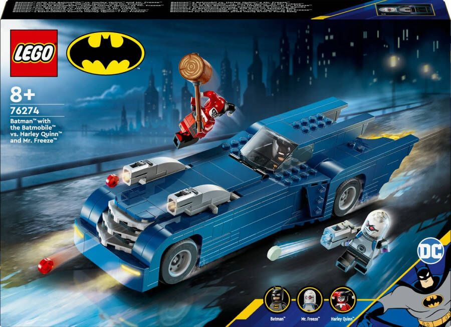 LEGO DC SuperHeroes LEGO DC Batman met de Batmobile vs. Harley Quinn en Mr. Freeze 76274