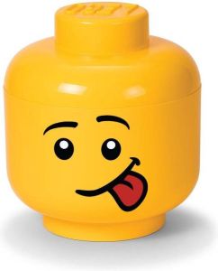 LEGO De grote Silly 8.5L-container met de kenmerken van een jongen die de tong laat zien