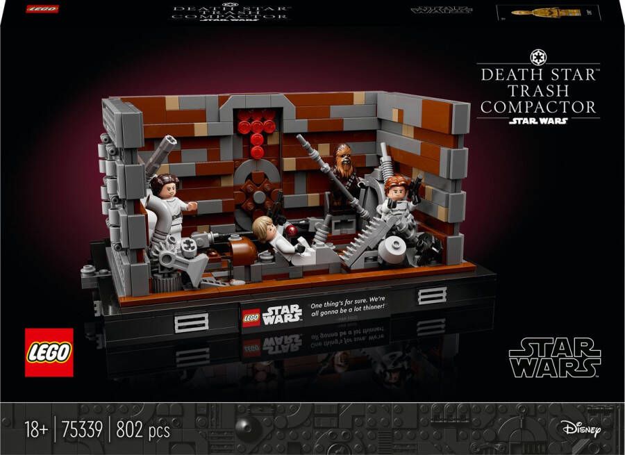 LEGO Death Star Afvalpers diorama 75339