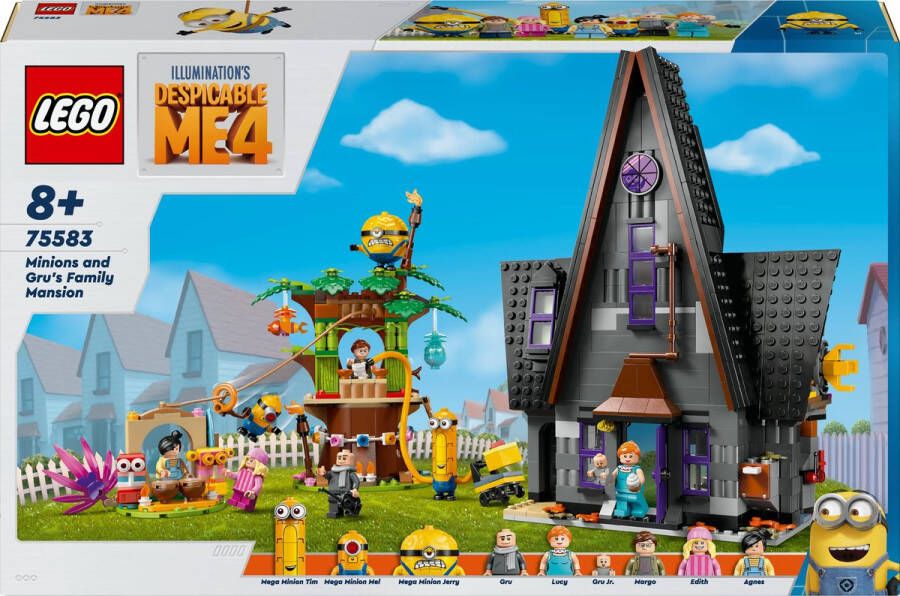 LEGO Despicable Me 4 75583 huis van de Minions en Gru