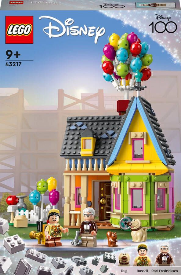 LEGO Disney en Pixar Huis uit de film 'Up' Disney's 100e Verjaardag Serie Speelgoed Modelbouwset 43217