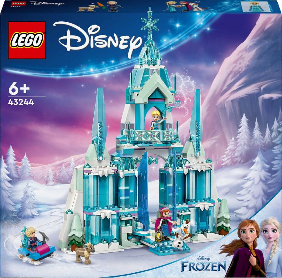 LEGO Disney Princess Elsa's ijspaleis Rollenspel Bouwpakket voor Kinderen 43244