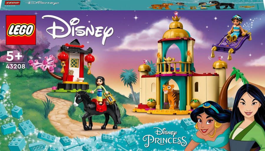 LEGO Disney Princess Jasmines en Mulans avontuur 43208