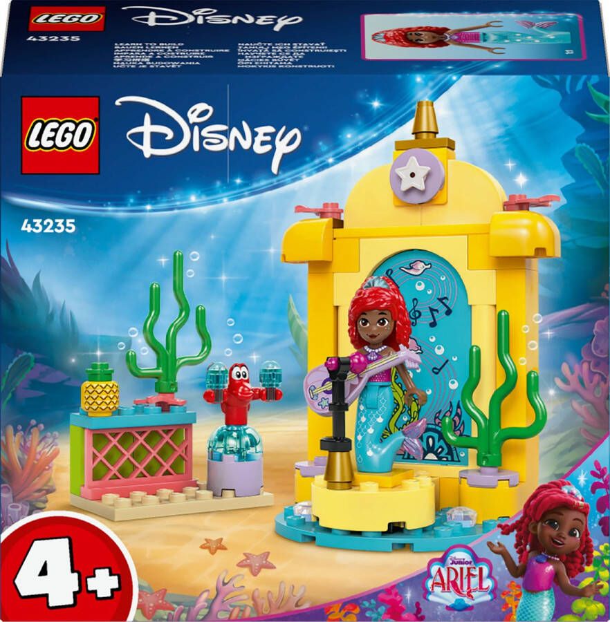 LEGO Disney Princess Ariëls muziekpodium Bouwbaar Speelgoed voor Kinderen 43235