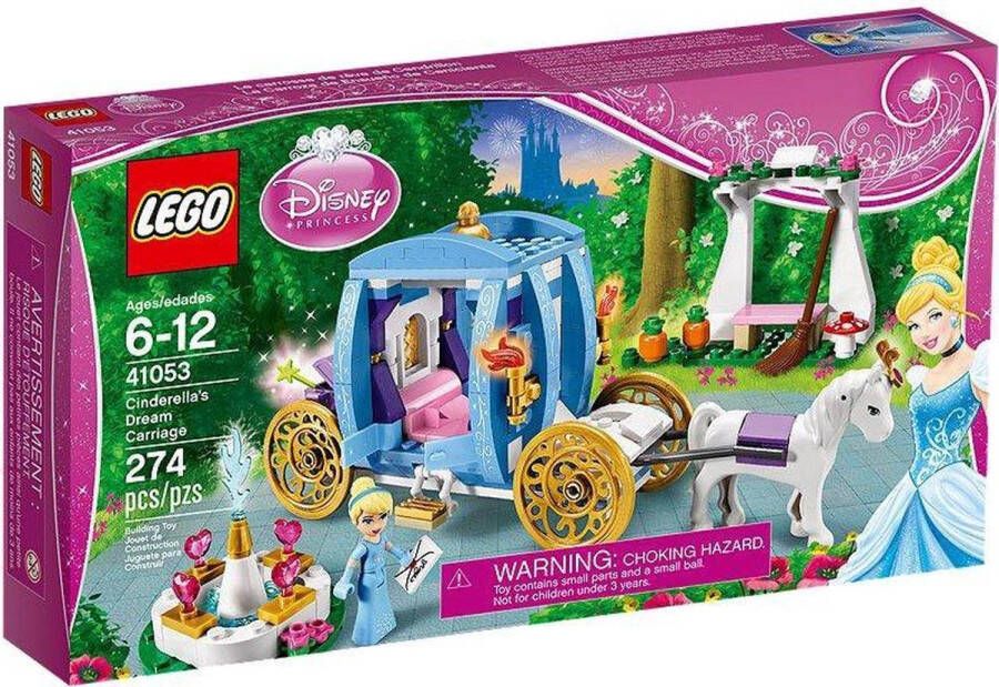 LEGO Disney Princess Assepoesters Betoverde Koets 41053