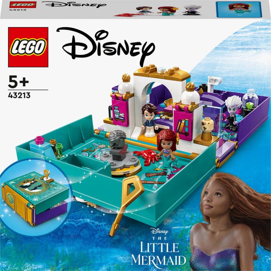 LEGO Disney Princess De Kleine Zeemeermin Verhalenboek Speelgoed 43213