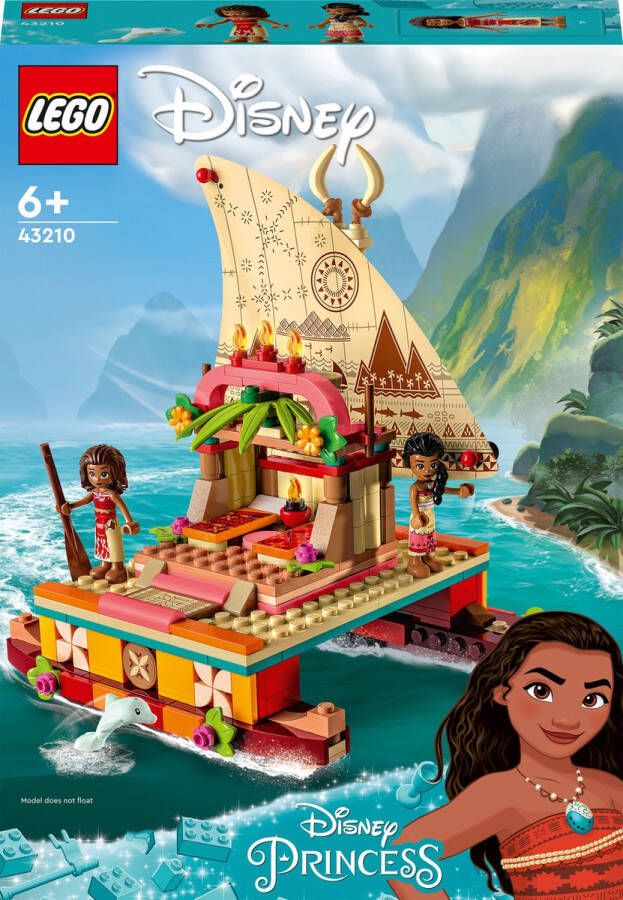 LEGO Disney Princess Vaiana s ontdekkingsboot Bouwset 43210