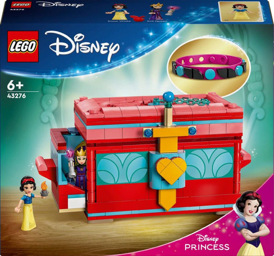 LEGO Disney Princess Sneeuwwitjes sieradendoos Bouwbaar Speelgoed voor Kinderen met Poppetjes 43276