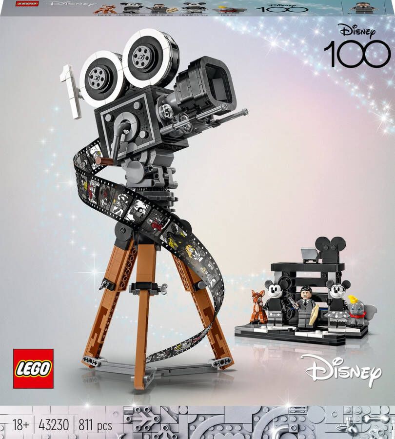 LEGO Disney Walt Disney eerbetoon – camera 100ste Verjaardag Set voor Volwassenen 43230