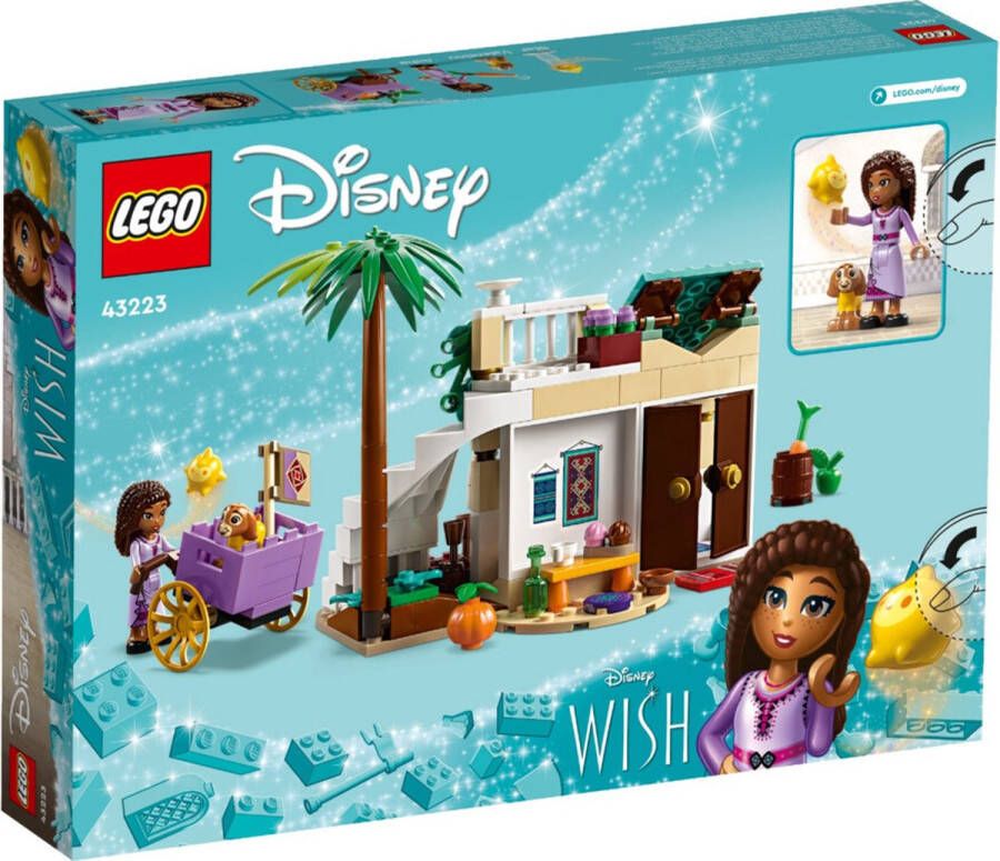 LEGO Disney Wish Asha in de stad Rosas Poppetjes Wish Set 43223