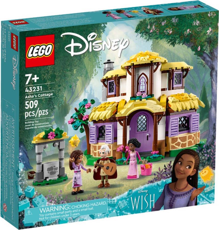 LEGO Disney Wish Asha's huisje Poppenhuis Speelgoed Set 43231