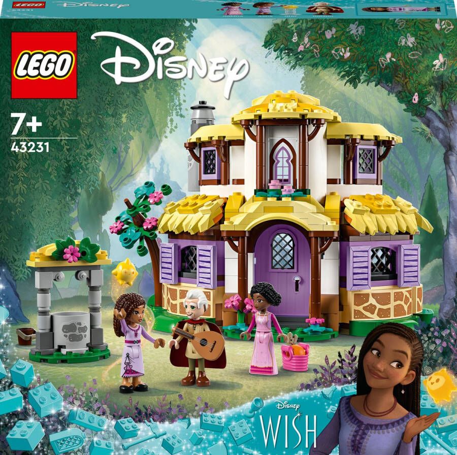 LEGO Disney Wish Asha's huisje Poppenhuis Speelgoed Set 43231