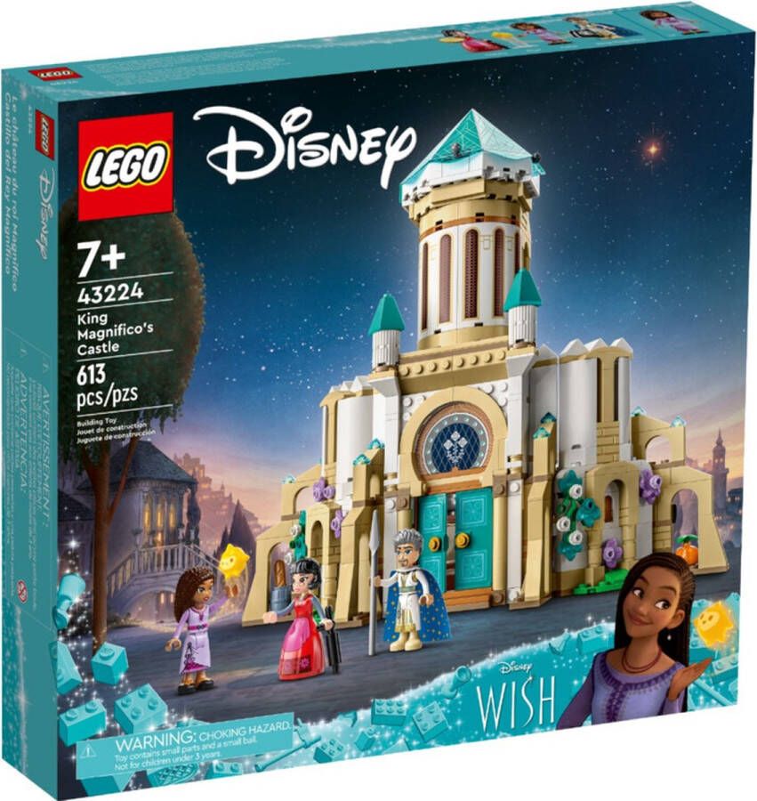 LEGO Disney Wish Kasteel van koning Magnifico Wish Film Set 43224
