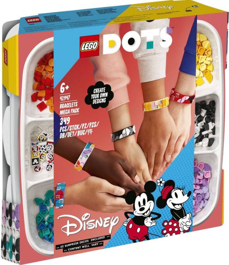 LEGO DOTS Mickey & Friends: megapak armbanden 41947