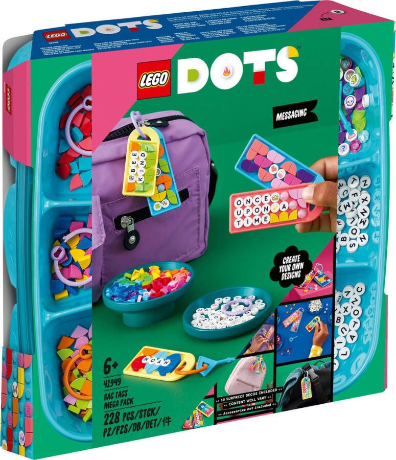 LEGO DOTS Taslabels Megapack Berichten Megapack 41949