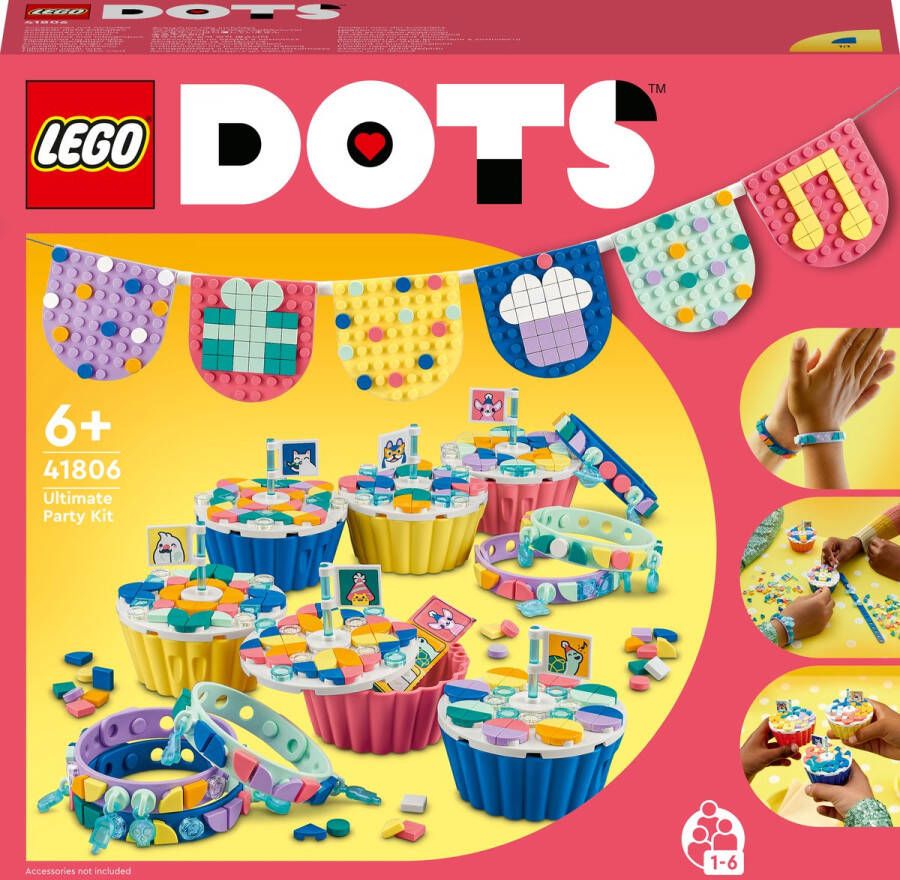 LEGO DOTS Ultieme feestset voor een Kinderfeestje 41806