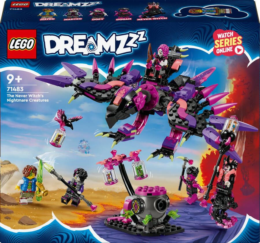 LEGO DREAMZzz 2-in-1 De nachtmerriewezens van de Neder Heks Bouwpakket voor Kinderen 71483