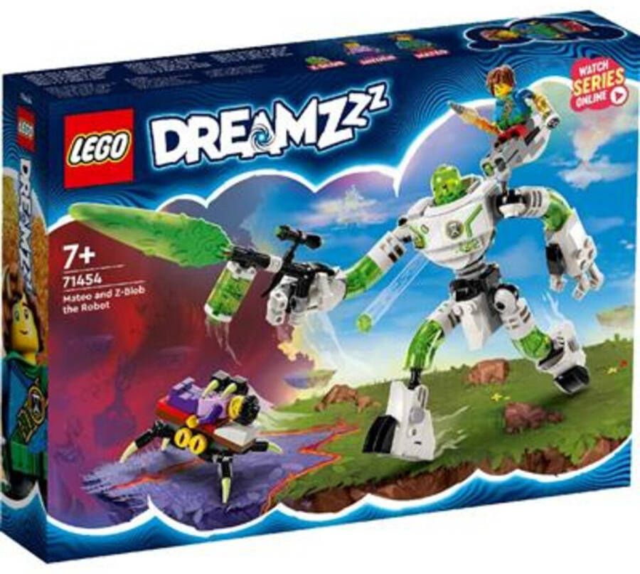 LEGO DREAMZzz Mateo en Z-Blob de robot Speelgoed met Grote Figuur 71454
