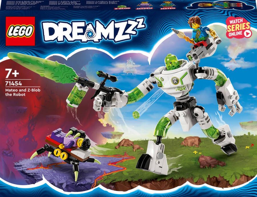 LEGO DREAMZzz Mateo en Z-Blob de robot Speelgoed met Grote Figuur 71454