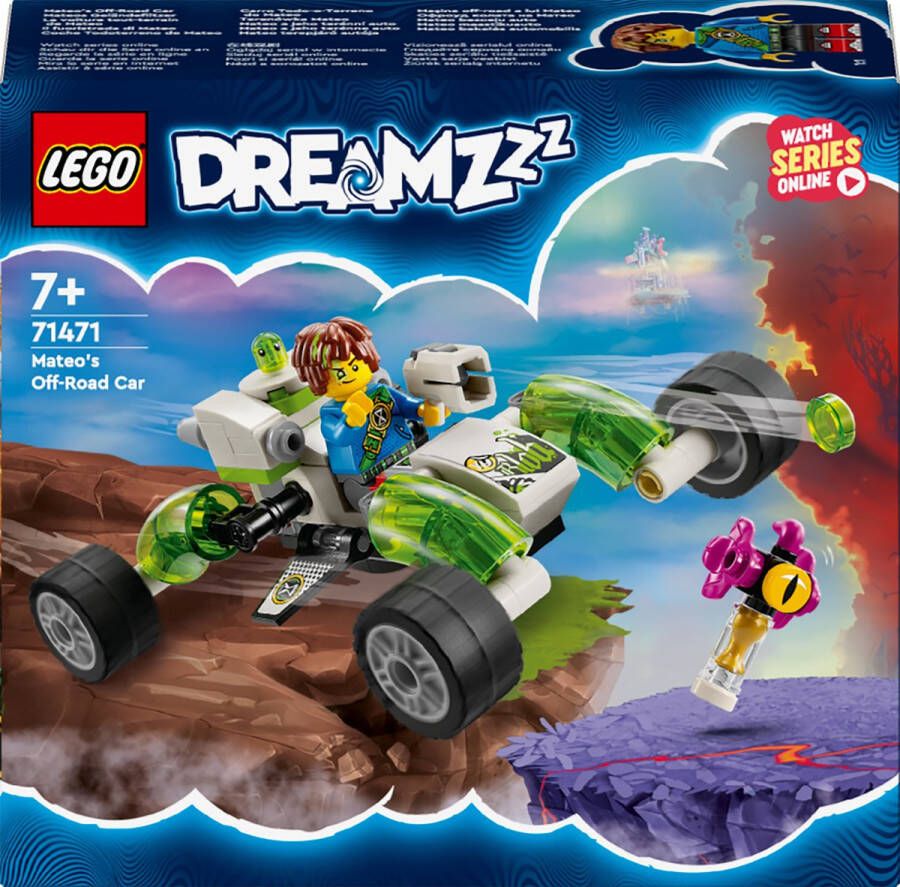 LEGO DREAMZzz 2-in-1 Mateo's terreinwagen Speelgoed voor Kinderen met Helden Figuren 71471